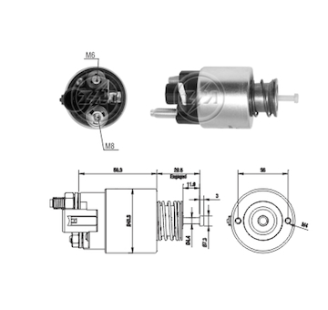 Spínač startéru ZM - Delco 10535626