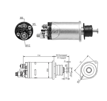 Spínač startéru 10461764 Delco 10515839