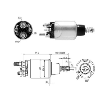 Spínač startéru ZM - Bosch F002G20915