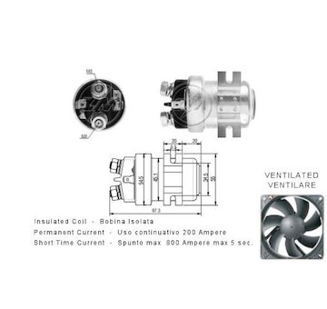 Spínač startéru ZM - Delco 19024760