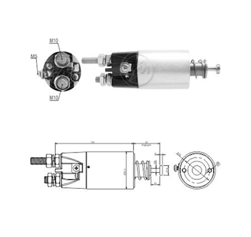 Spínač startéru Mitsubishi M9T65971