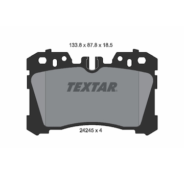 Sada brzdových destiček, kotoučová brzda Textar 2424501