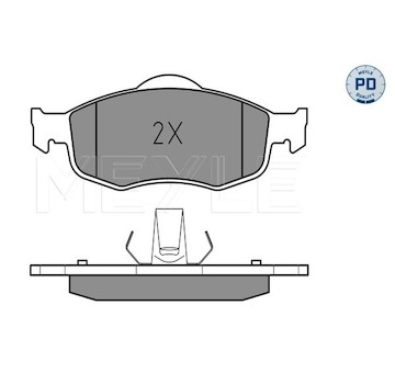 Sada brzdových destiček, kotoučová brzda Meyle 025 213 9418/PD