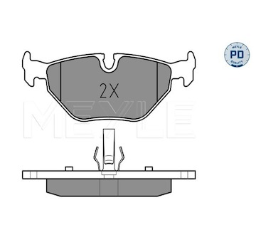Sada brzdových destiček, kotoučová brzda Meyle 025 219 3417/PD