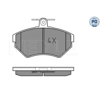 Sada brzdových destiček, kotoučová brzda Meyle 025 219 4516/PD