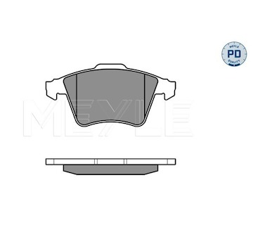 Sada brzdových destiček, kotoučová brzda Meyle 025 237 4919/PD