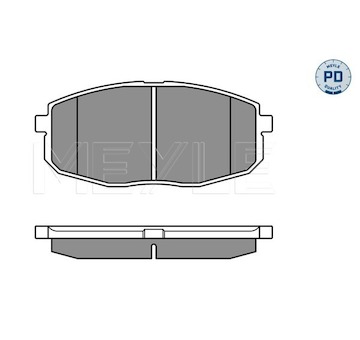 Sada brzdových destiček, kotoučová brzda Meyle 025 239 6617/PD