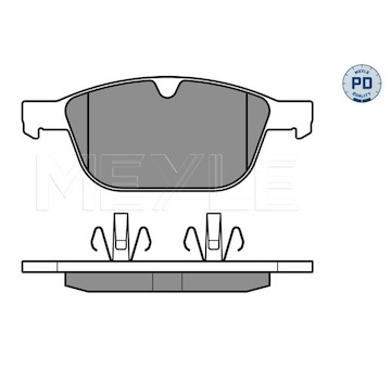 Sada brzdových destiček, kotoučová brzda Meyle 025 243 9920/PD