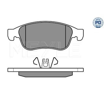 Sada brzdových destiček, kotoučová brzda Meyle 025 249 1418/PD
