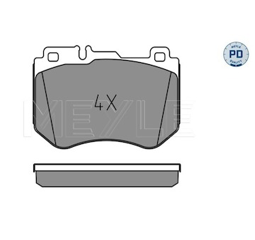 Sada brzdových destiček, kotoučová brzda Meyle 025 259 9719/PD