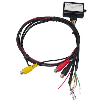 adaptér A/V výstup pro OEM navigaci VW RNS-510 (MFD3) se zpětnou kamerou nebo TV tunerem, STM MI094