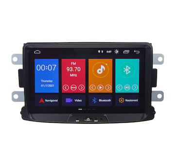 Autorádio pro Dacia, Renault, Opel, Lada s 8 LCD, Android 10.0, WI-FI, GPS, Mirror link, Bluetooth, STM 80895A