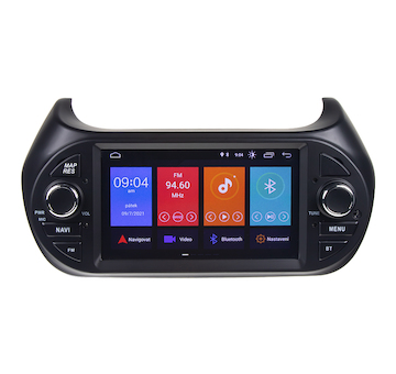 Autorádio pro FIAT/CITROEN/PEUGEOT s 7 LCD, Android 10.0, WI-FI, GPS, Mirror link, Bluetooth, 3xUSB, STM 80886A