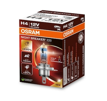 Autožárovka Osram Night Breaker H4 +220% 64193NB220 12V 60/55W 1kus