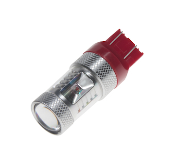 CREE LED T20 (7443) červená, 12-24V, 30W (6x5W), STM 95C-T20-30WR