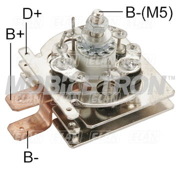 Diodový blok alternátoru Lucas 23653A / 692F-10304-AA