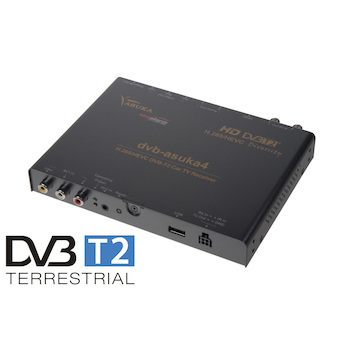 DVB-T2/HEVC/H.265 digitální tuner Asuka s USB, STM DVB-ASUKA4