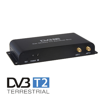 DVB-T2/HEVC/H.265 digitální tuner s USB + 4x anténa, STM DVB-T05