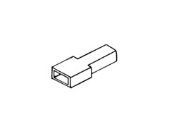 izolační kryt objímky 6,3 mm, 100 ks, STM 42063