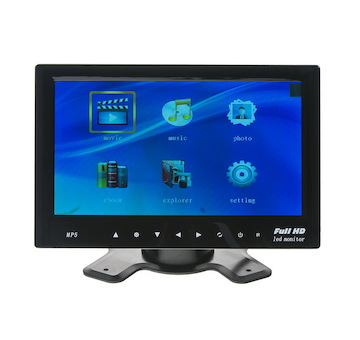 LCD monitor 7 na palubní desku s MP3/MP4/USB/Bluetooth/FMmod., STM IC-701T