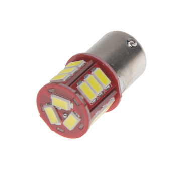 LED BA15s bílá, 12 V, 18LED/5730SMD, STM 951005