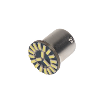 LED BA15s bílá, 12V, 19LED/4014SMD, STM 951004