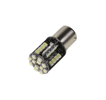 LED BA15s bílá, 12V, 44LED/3528SMD, STM 95102