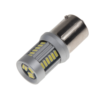 LED BAU15s bílá, 12-24V, 30LED/4014SMD, STM 951201