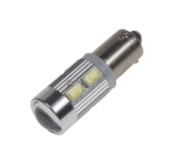 LED BAX9s bílá, 12-24V, 10LED/5730SMD, STM 95404