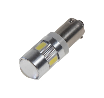 LED BAX9s bílá, 12-24V, 6LED/5730SMD, STM 95403