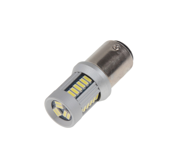 LED BAZ15d (dvouvlákno) bílá, 12-24V, 30LED/4014SMD, STM 95191