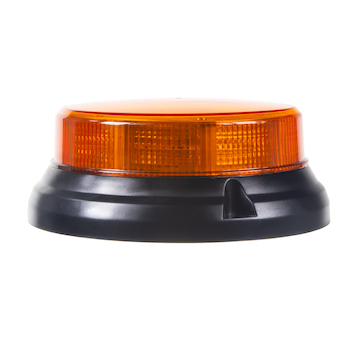 LED maják, 12-24V, 32x0,5W oranžový, pevná montáž, ECE R65 R10, STM WL311FIX