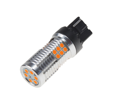 LED T20 (7440) oranžová, 12-24V, 30LED/3030SMD, STM 95252ORA