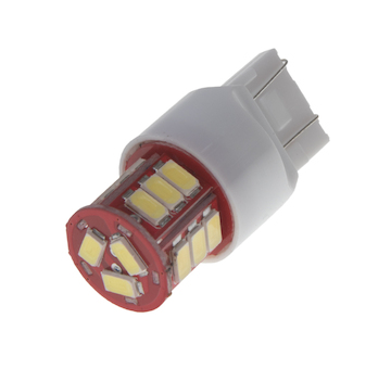 LED T20 (7443) bílá, 12-24V, 18LED/5730SMD, STM 95244