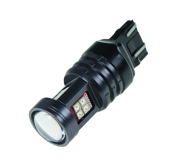 LED T20 (7443) oranžová, 12-24V, 15LED/2835SMD, STM 95247ORA