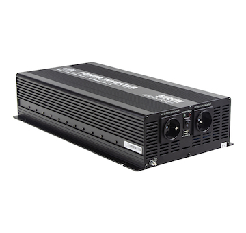 Měnič napětí z 24/230V + USB, 5000W, STM 355024S