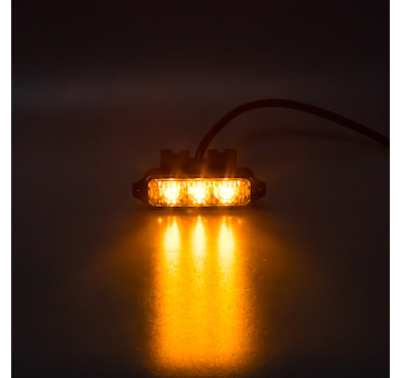 MINI PREDATOR 3x1W LED, 12-24V, oranžový, ECE R10, STM KF003HD