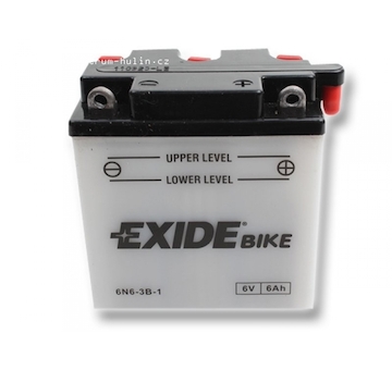 Motobaterie EXIDE Conventional 6V 6Ah 40A 6N6-3B-1