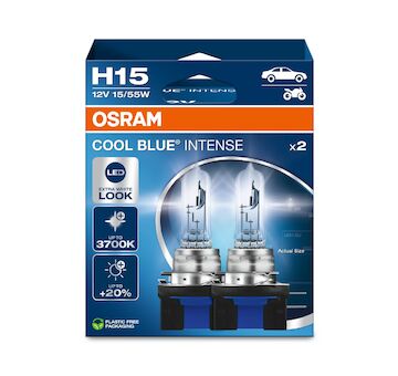 Osram Cool Blue Intense Next Gen H15 12V 15/55W 64176CBN-2HB