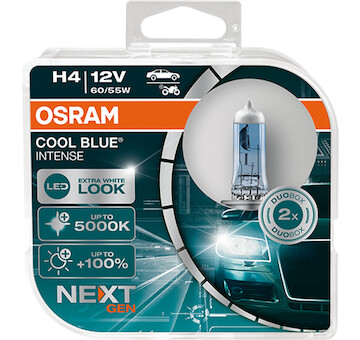 Osram Cool Blue Intense Next Gen H4 12V 60/55W 64193CBN-HCB