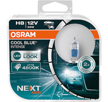 Osram Cool Blue Intense Next Gen H8 12V 35W 64212CBN-HCB Duo-Box