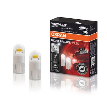 Osram LED W5W 12V 1W W2.1x9.5d GEN2 6000K 2825DWNB-2HFB