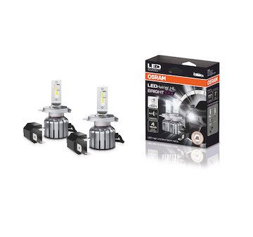 Osram LEDriving HL BRIGHT H4/H19 12V 15/15W P43t/PU43t-3 6000K White 2ks 64193DWBRT-2HFB +300%