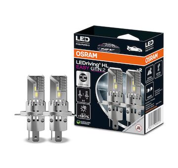 Osram LEDriving HL EASY GEN 2 H4/H19 P43t/PU43t-3 White 64193DWESY2-2HB