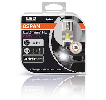 Osram LEDriving HL EASY H1 12V 9W P14,5s 6500K White 64150DWESY