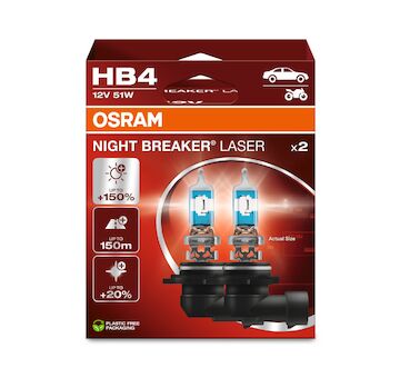 Osram Night Breaker Laser 9006NL-2HB 12V HB4 51W