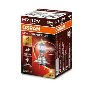 Osram Night Breaker Laser H7 +220% 64210NB220 12V 55W 1kus