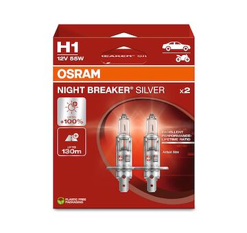 Osram Night Breaker Silver 64150NBS-2HB 12V H1 55W P14,5s