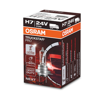 Osram Truckstar Pro H7 24V 70W 64215TSP PRO NEXT GEN +120%