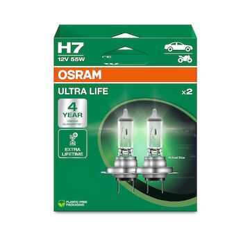 Osram Ultra Life H7 12V 55W PX26d 64210ULT-2HB  2ks